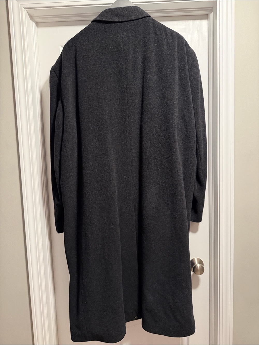 Joseph & Feiss Black Men's big and tall Pea Coat - Picture 2 of 6